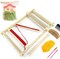 Large Weaving Frame Loom for Beginners Kids Adult Seniors Crafts,Hand-Knitting Weaving Machine with Shuttles Handcraft Weaving Loom